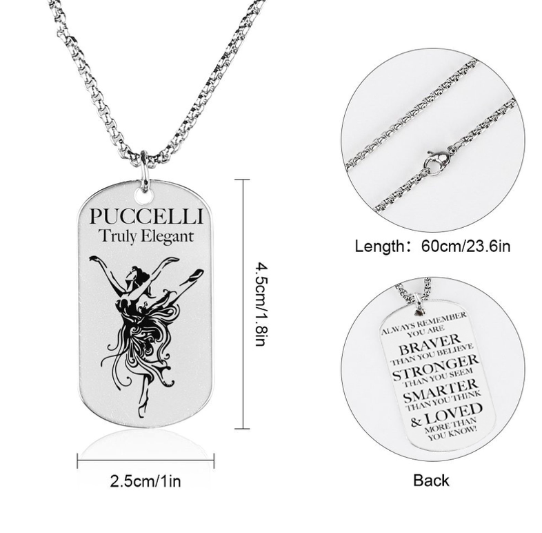 Puccelli "Always Remember" Necklace
